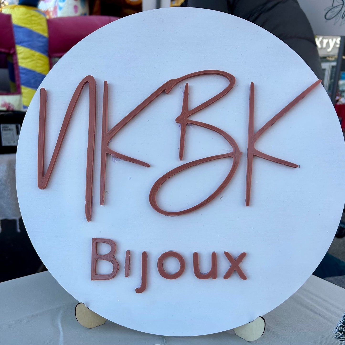 idée déco pour boutique ou enseigne logo pour entreprise ou small business logo en 3D relief décoration bureau panneau entreprise sur mesure