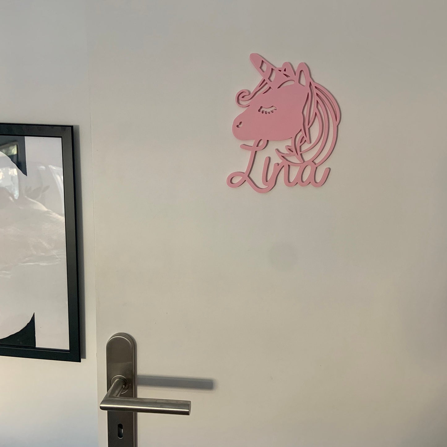 Licorne personnalisable prénom deco murale prenom bebe