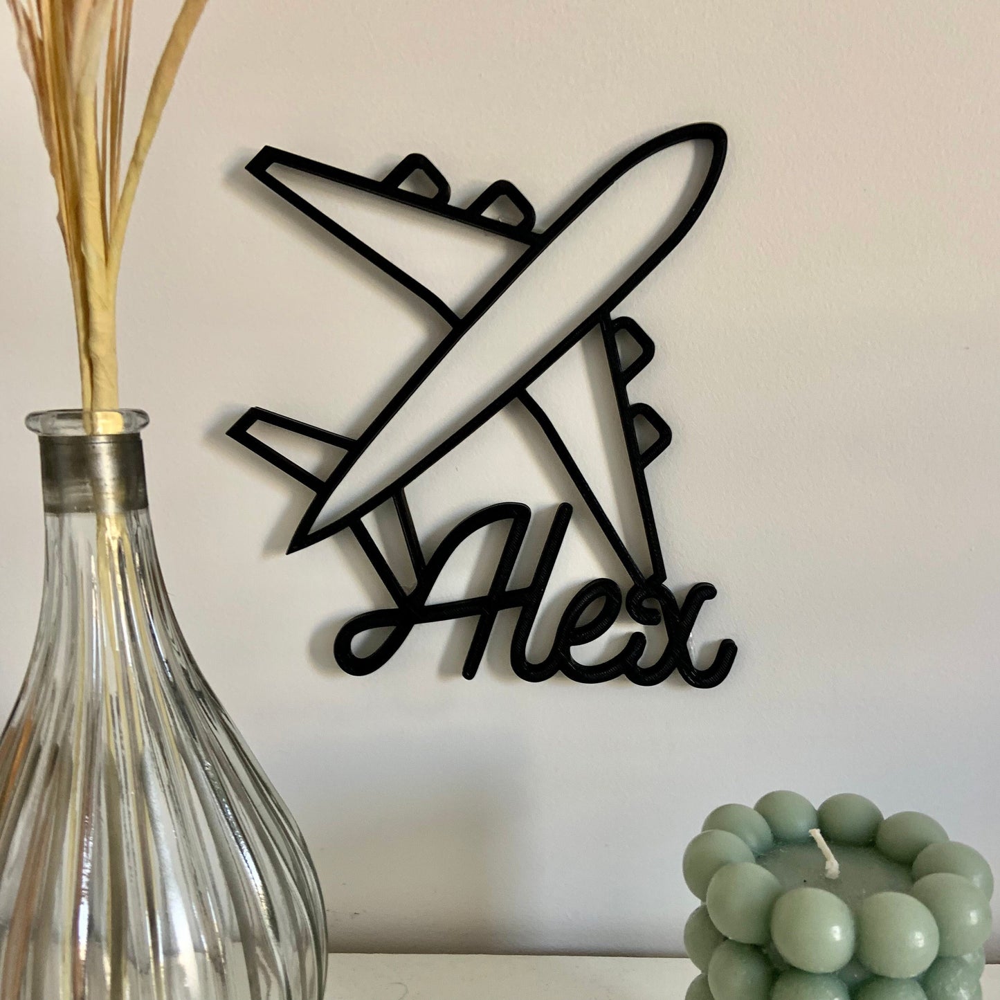 Avion pour décoration murale à personnaliser idée cadeau original et moderne