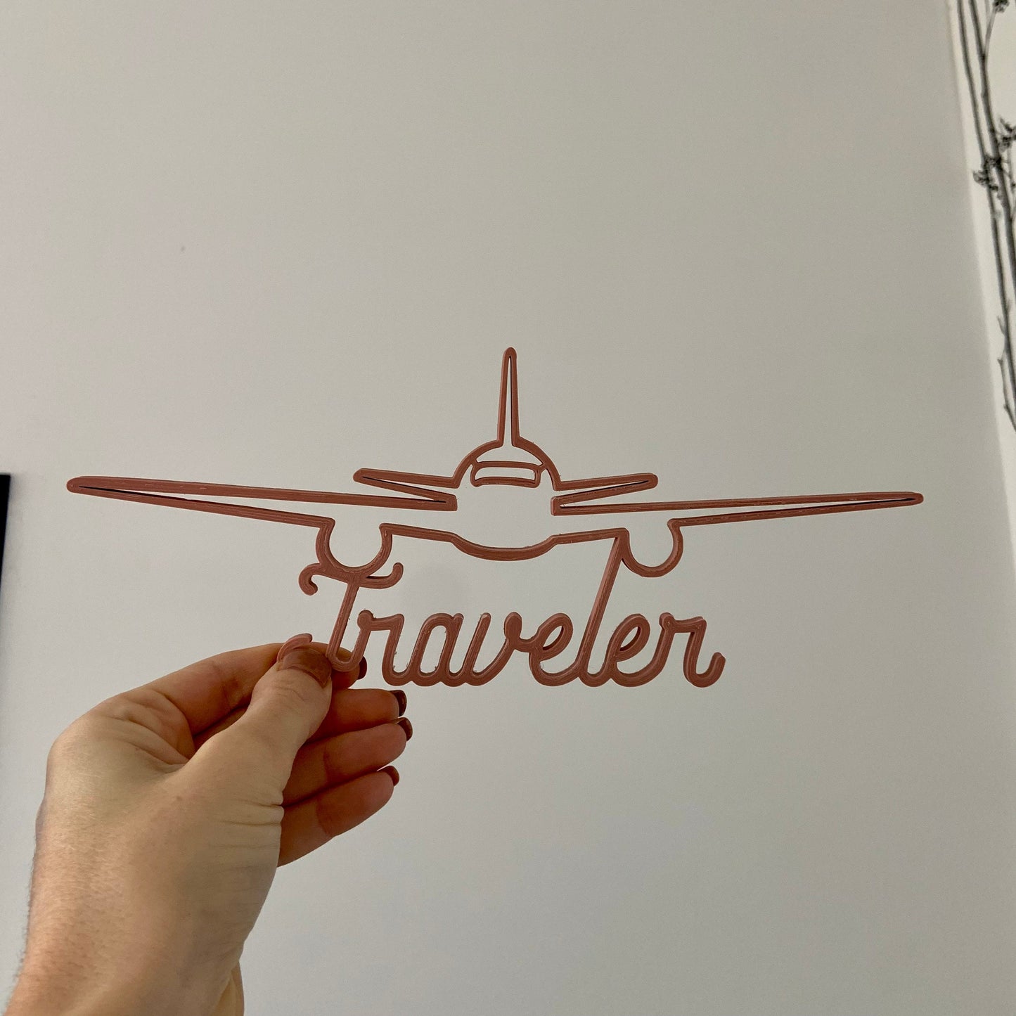 Décoration murale avion moderne « traveler » pour intérieur objet décoratif