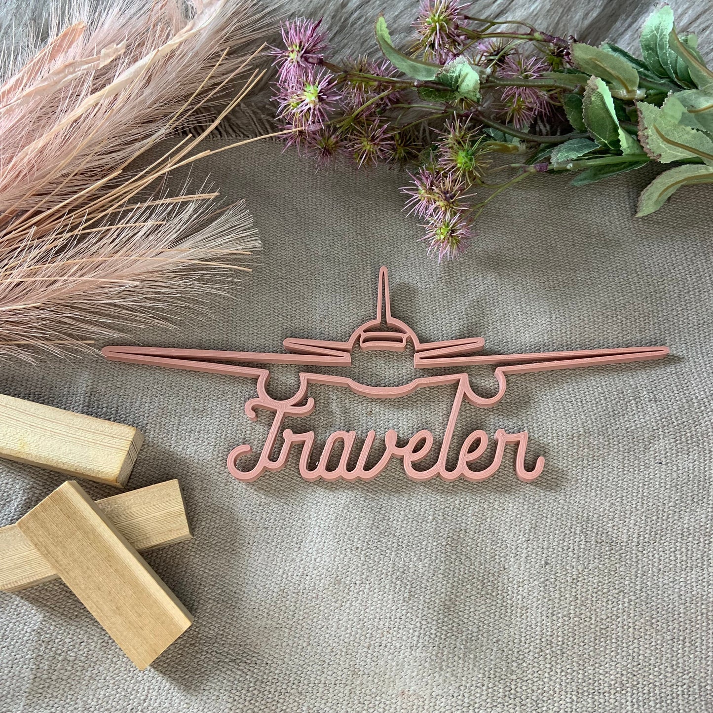 Décoration murale avion moderne « traveler » pour intérieur objet décoratif