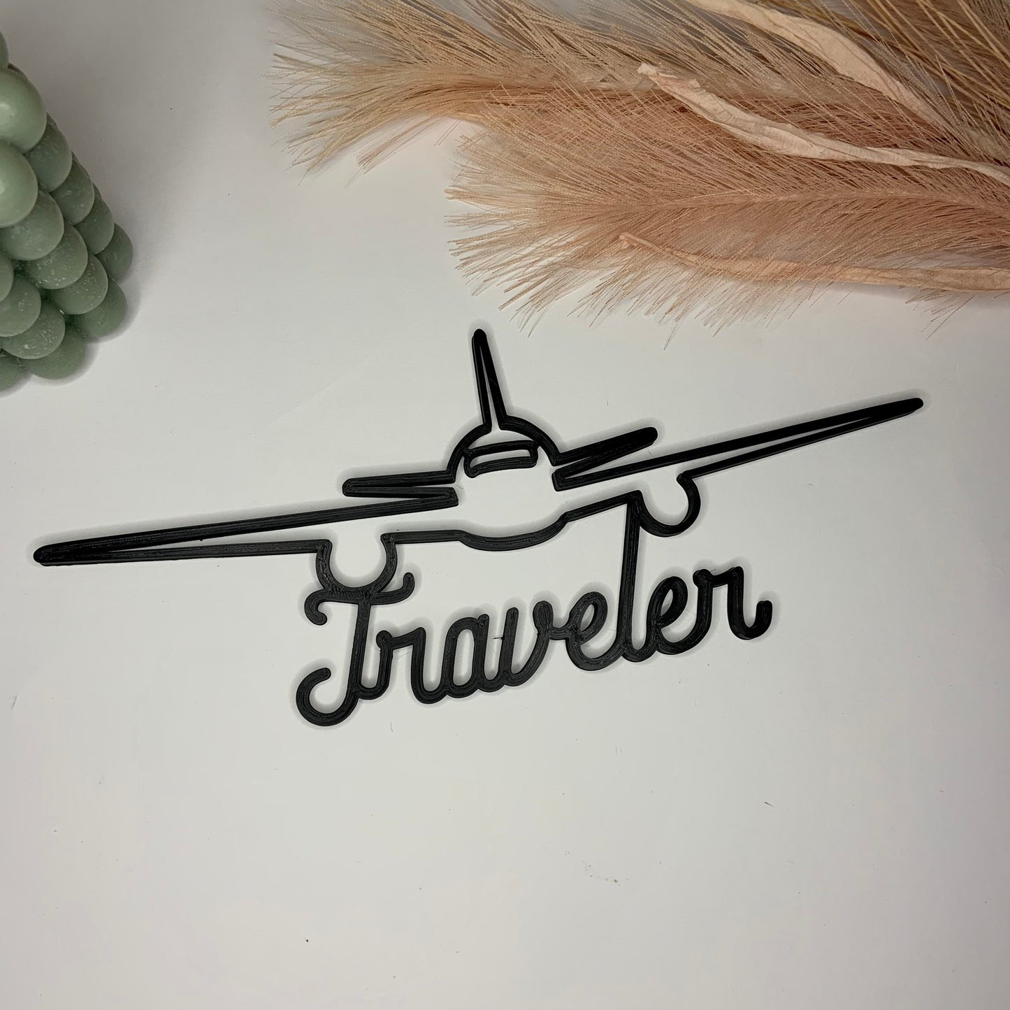 Décoration murale avion moderne « traveler » pour intérieur objet décoratif