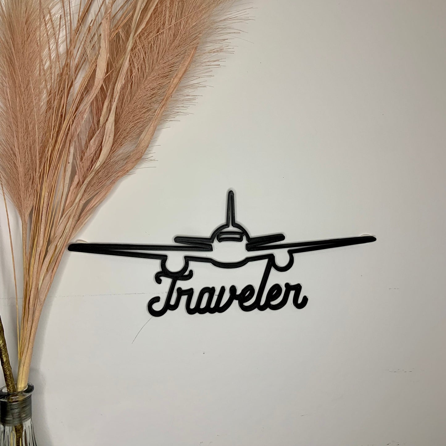 Décoration murale avion moderne « traveler » pour intérieur objet décoratif