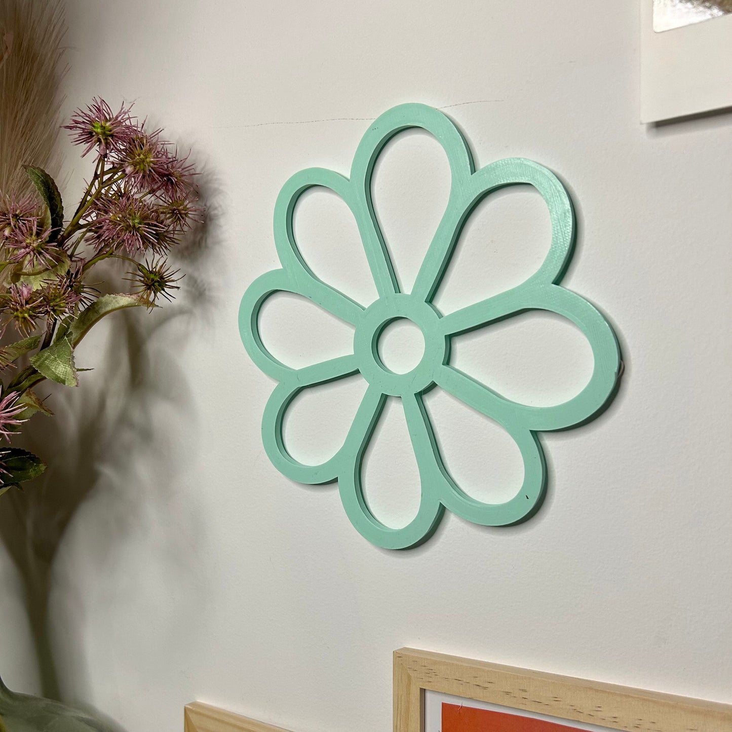 Fleurs colorée pour décoration murale pouvant être personnalisée marguerite pour déco