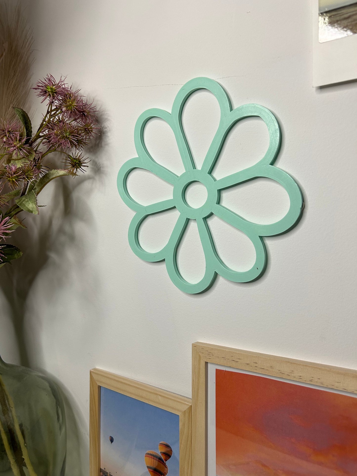 Fleurs colorée pour décoration murale pouvant être personnalisée marguerite pour déco