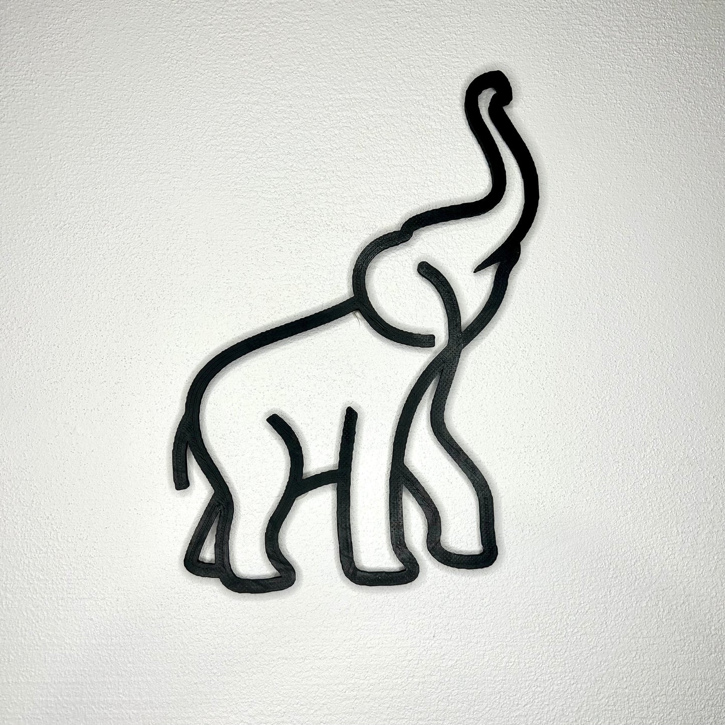 Eléphant personnalisable avec prénom pour déco murale de chambre enfant ou décoration murale salon tendance