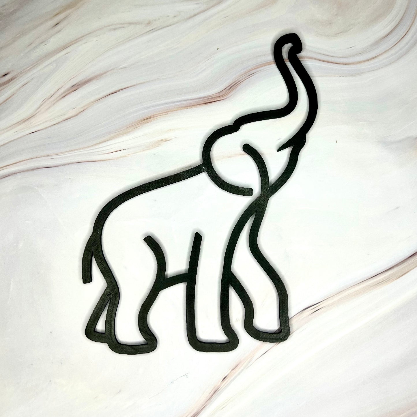 Eléphant personnalisable avec prénom pour déco murale de chambre enfant ou décoration murale salon tendance