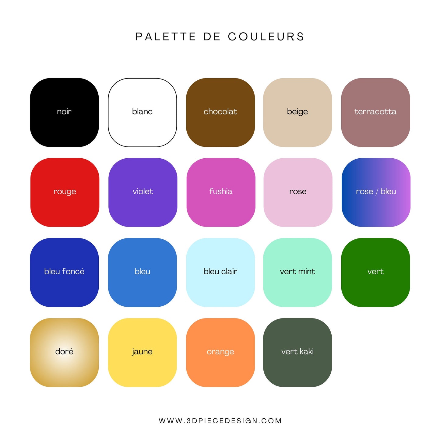 Porte clé design personnalisé dans un style organique tendance idée cadeau couleurs au choix